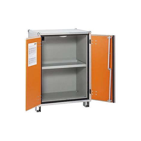 Armario de seguridad para almacenar baterías  A x P 800 x 660 mm