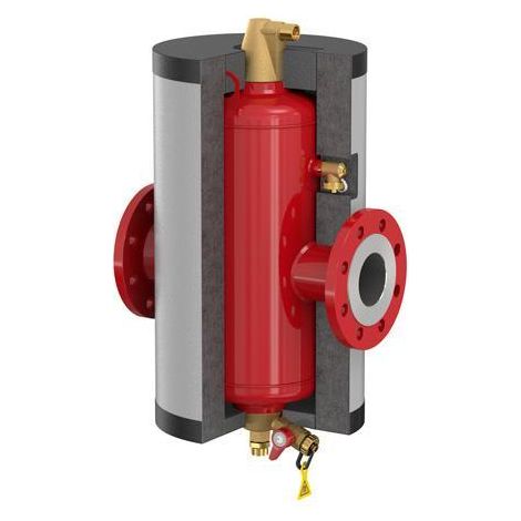Flamco Isolierung Flamcovent Clean IsoPl 125, 806x470mm, we-alu (RAL 9006)