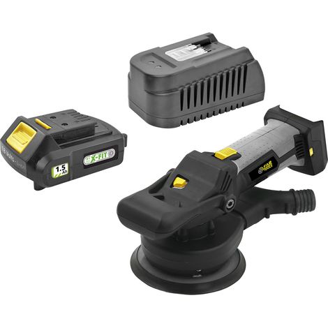 KIT XF-ORBITAL Ponceuse orbital 18V patin Ø150mm + batterie 1,5Ah + chargeur rapide
