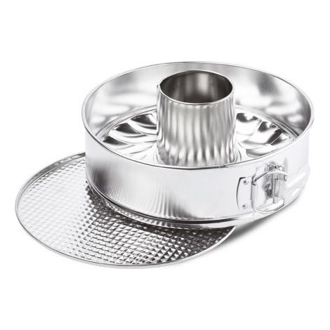 Stampo Forma Dolci con Cerniera Doppio Fondo Banda Stagnata 28 cm (1/2)