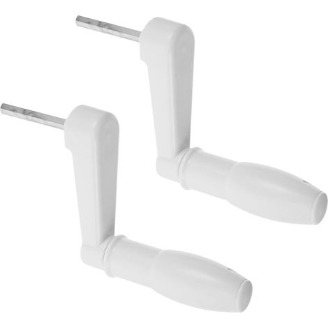 2 Pièces Poignée Prise Métallique avec Antidérapante Ergonomique Mécanisme Métal et Manivelle en Plastique Réglable Confortable Bureau pour Utilisation à Domicile (1/5)