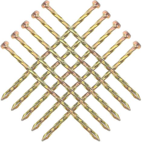10 piquets en spirale pour camping, bordures de jardin, ancrages pour gazon artificiel, piquets métalliques pour fixation de gazon artificiel (1/5)