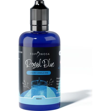 Flüssiger Kerzenfarbstoff in Königsblau, 100 ml