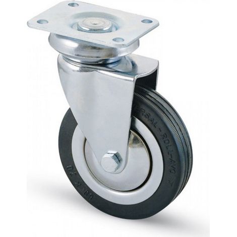 4PZ RUOTA GIREVOLE PER MOBILI art.155 mm.100-piastra mm. 90x70