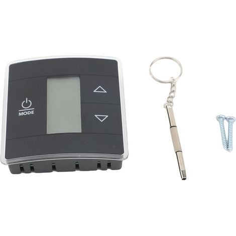 Thermostat RV 3316250.712 Contrôle précis de la température 40 ℉-90 ℉ Rétroéclairage bleu vif de remplacement pour 457915 459516 459530 540315 540316 AC Noir. (1/2)