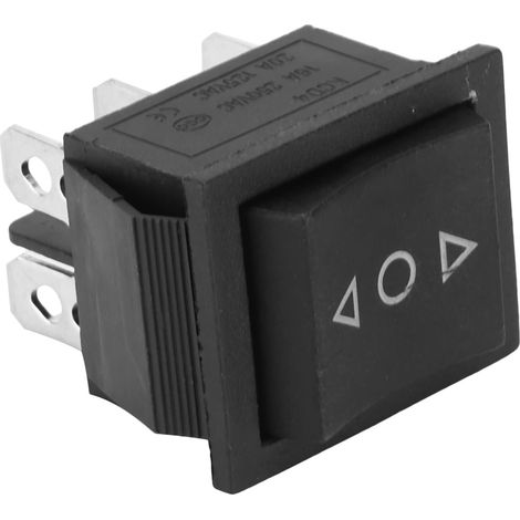 Interrupteur à Bascule de Position, Interrupteur à Bascule momentané à 3 Positions Marche/arrêt sur 6 Broches Universel pour Voitures, Motos, Bateaux – électrique Durable pour Accessoires de (1/5)