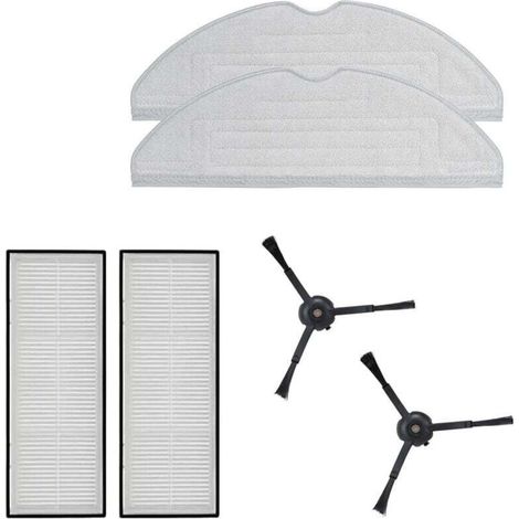 avec lingettes, Filtre HEPA et Brosse latérale Noir pour aspirateur Robot S7/S7 Max Ultra/S7 Maxv Ultra/S7 Pro Ultra/S8/S8 +/S8 Pro Ultra (1/4)