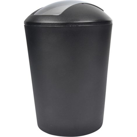 Poubelle à Bascule "Vitamine II" 5L Noir