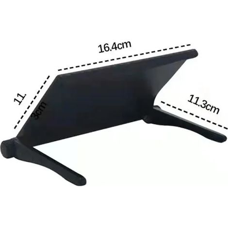 (Petit format 16,4 x 11,3 cm) Support de rangement pour ordinateur et écran TV (1 pièce), routeur sans fil et décodeur. Support de rangement sans perforation. Outil de précision. (1/5)