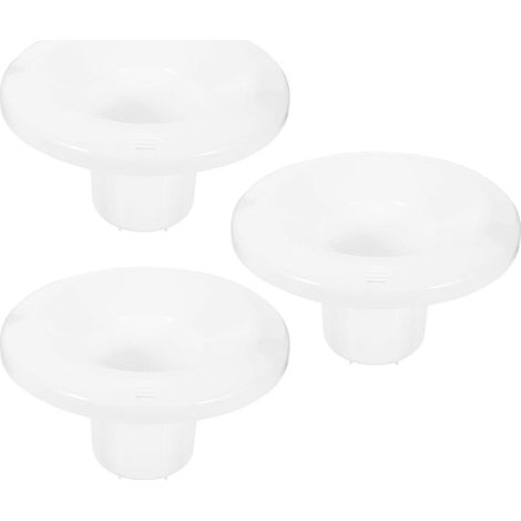 Siège de rechange intelligent pour fontaine à eau, usage domestique et professionnel, en plastique blanc, installation facile (lot de 3). (1/5)