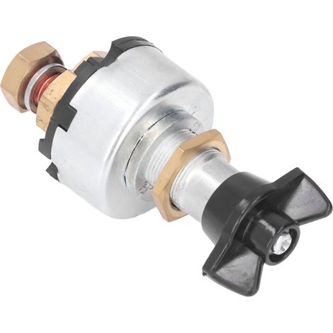 Disjoncteur de circuit principal de batterie automobile, sectionneur de circuit avec bouton détachable, adapté aux camions, camping-cars, remorques et bateaux 12-24V. (1/5)