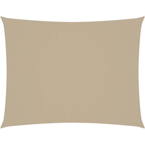 Maison Exclusive - Parasole a Vela Oxford Rettangolare 5x6 m Beige (1/5)