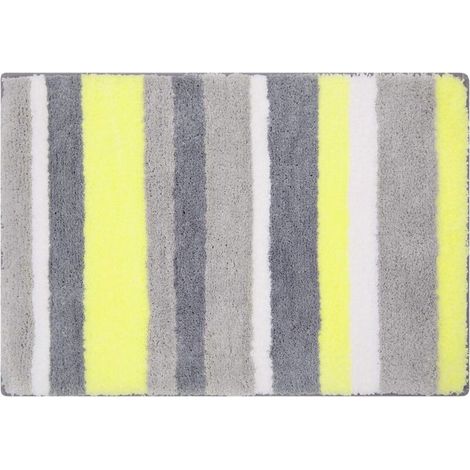 Non-slip and absorbent microfiber bath mat, machine washable, for bathroom and toilet. (1/5)