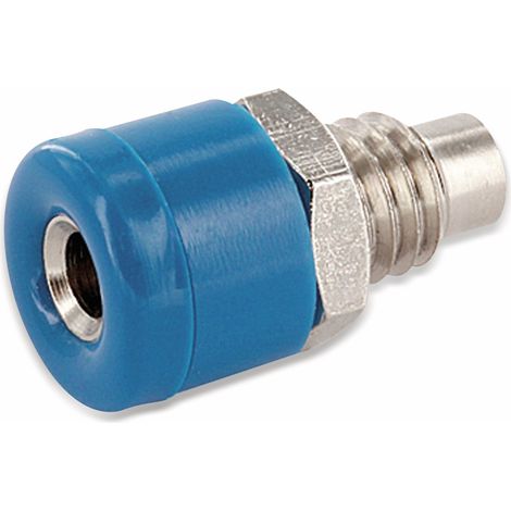 SCHNEPP Zwerg-Einbaubuchse, 2,6 mm, blau