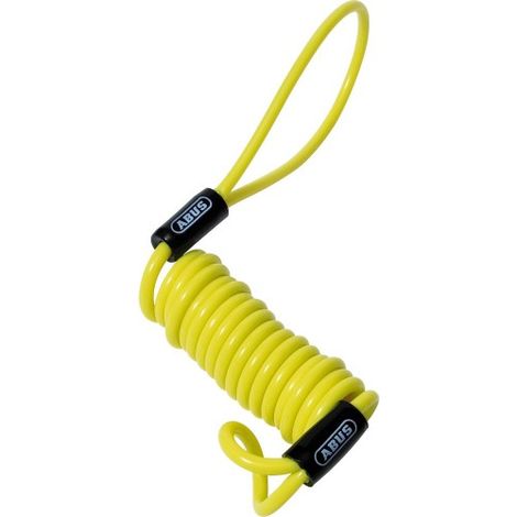 Mermory cable pour antivol bloque disque - jaune (1/2)