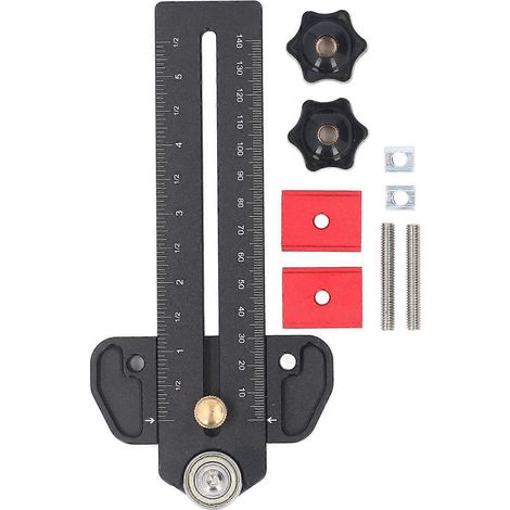 Dünnschnitt-Tischkreissägen-Vorrichtung mit 1/4 Zoll x 3,4 Zoll T-Nuten und 3/8 Zoll x 3/4 Zoll TU-Nut für Bandsägen und Tischkreissägen