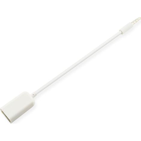 Microconnect AUDUSBFW cable de audio 0,2 m 3,5mm USB tipo A Blanco