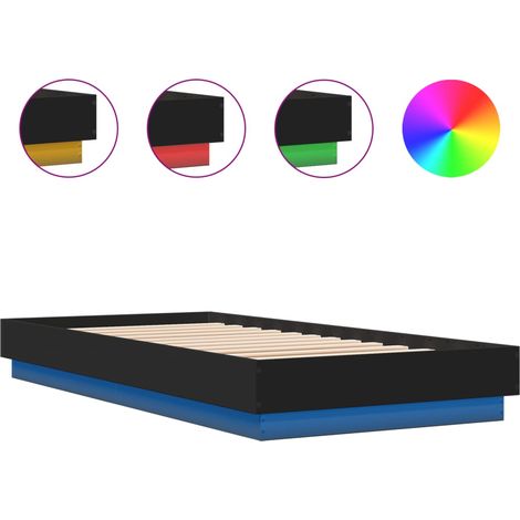 Maison Exclusive - Giroletto con LED Nero 100x200 cm