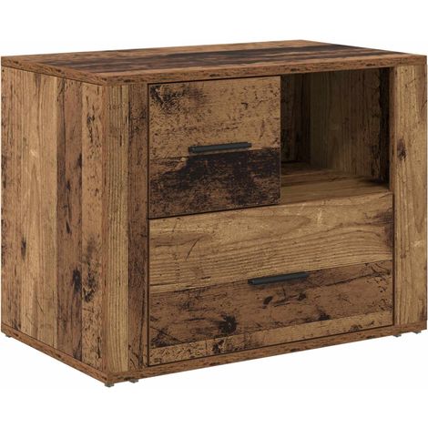Maison Exclusive - Armadio da Notte con cassetto Legno vecchio 35 x 60 x 50 cm
