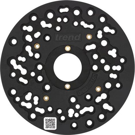 Trend UNIBASE/180 Universal Plunge Router Sub-Base 180mm TREUNIBAS180 (1/3)