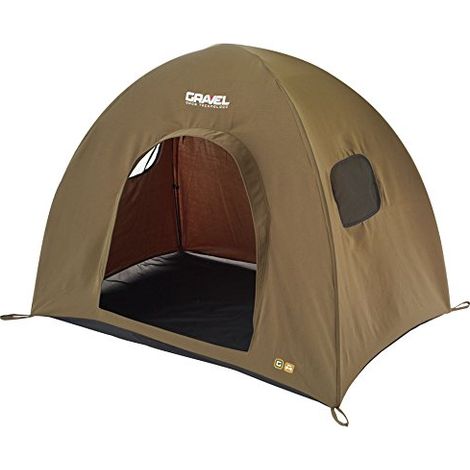Gravier Chiens Technologie Technique Niche pour Chien, XL, Kaki