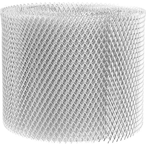 Grille De Protection De GouttièRe En Alliage D'Aluminium 600X6Cm Filet Anti-Feuilles Pare-DéBris Pour Jardin Facile À Installer Et Couper (1/5)