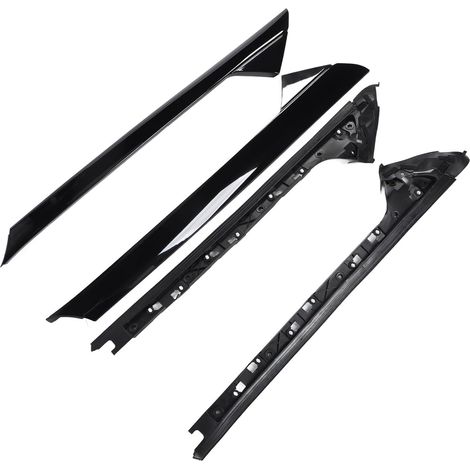 Garniture de Pilier A, Garniture de Moulure de Fenêtre, de Fenêtre, Moulure Extérieure Intérieure côté Conducteur et Passager BB5Z 7803144 AA de Remplacement pour Explorer 2011-2019 (1/5)