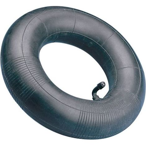 Chambre à air 3.00-4 avec valve coudée, compatible brouette, chariot et diable (1/2)