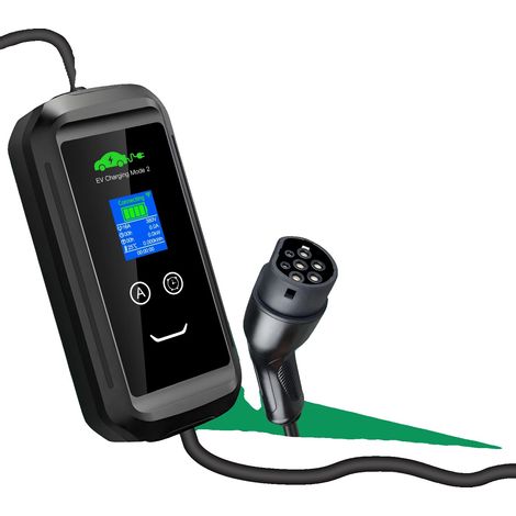Cargador portátil para vehículos eléctricos, potencia de salida de 11 kW, integración con aplicación inteligente, tipo 2 (1/5)