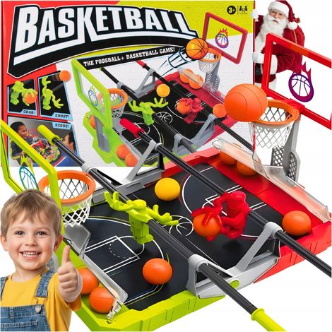 Tavolo da gioco arcade di basket, ideale per feste in famiglia e come regalo per bambini.
