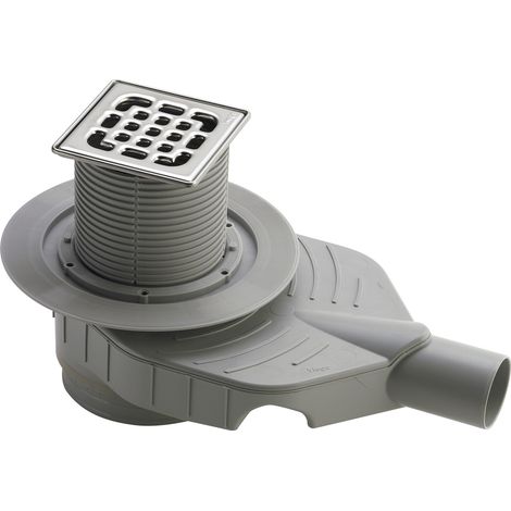 Viega Badablauf Advantix Top 4914.10 in DN50 Kunststoff grau (1/4)
