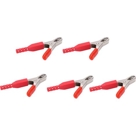 5 PCS Pinces de Test pour Batteries, Accessoires de Mesure Électronique et Industriel (1/5)