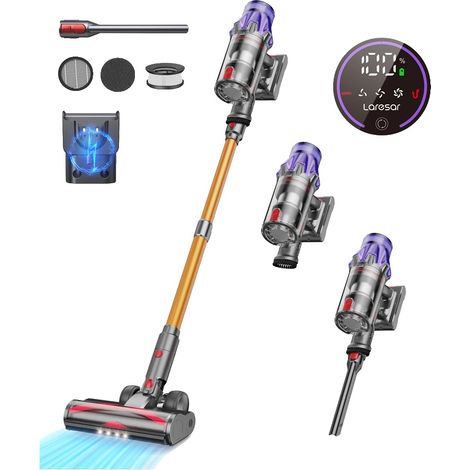 Aspirateur sans fil, puissance d'aspiration de 50000PA, filtration HEPA (1/2)