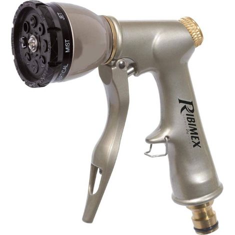 Pistolet Arrosage Multifonctions - Métal et Laiton - Résistant et Durable - D-Work