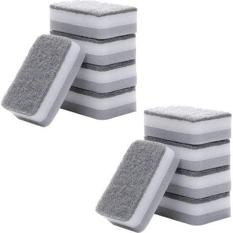 Lot de 2 chiffons à vaisselle haute efficacité, brosse de nettoyage, torchon de cuisine, chiffon à vaisselle puissant pour éliminer les taches (1/5)