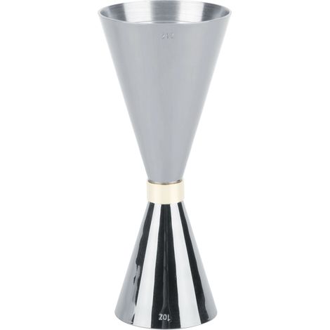 Messbecher aus Edelstahl, 30 ml oder 60 ml, für Cocktails, Barzubehör, Kegelform für präzises Abmessen von Getränken (1/5)