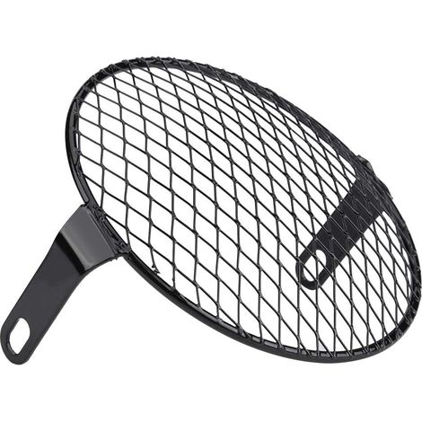 Couvercle de Grille de Phare de Moto Rond Rétro CG-125, Noir, et Plus Encore (Grille inclinée) (1/4)