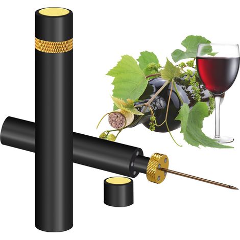 Ouvre-bouteille à air comprimé  Ouvre-bouteille de voyage de poche  Conception à 7 pièces, ouverture rapide  Idéal pour la maison, le restaurant et les fêtes (1/5)