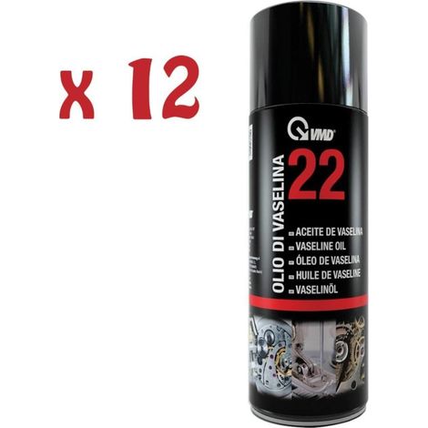 12 bombolette spray olio di vaselina 400 ml lubrificante elettrodomestici Vmd 22