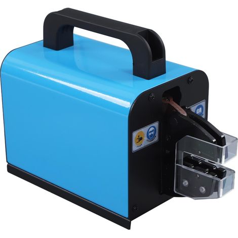 Automatische pneumatische Crimpzange mit 4 Matrizenpaaren, Druckluft-Presswerkzeug für elektrische Kabel. (1/5)