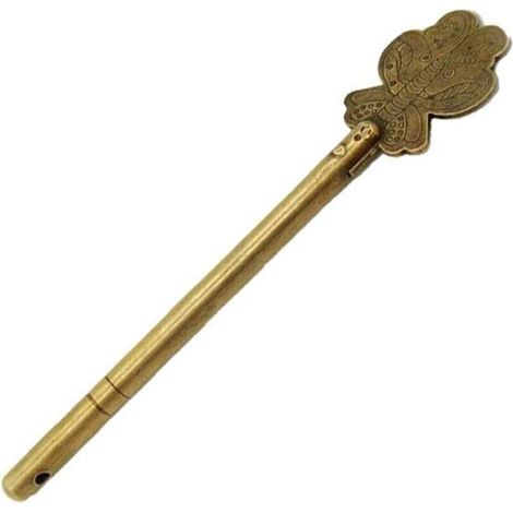 Antique Furniture Locking Equipment Lock Closure Bolt Pin Lock Box Locking Pin Door Cabinet (1/4)
