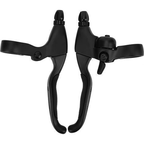 Paire de leviers de frein en alliage d'aluminium pour vélo, gauche et droite, accessoire équipement cyclisme sans sonnette (1/5)