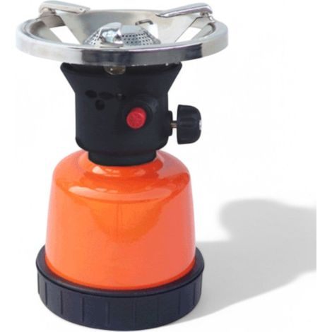 Cocina de gas metálica con encendido piezoeléctrico para camping 190 g