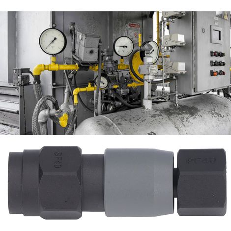 Accessoires pour compresseur d'air : raccord rapide pneumatique de type C en acier revêtu de plastique, raccord autobloquant, tuyau en PU, raccord rapide SF40+PF40 (1/5)