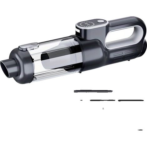 Aspirapolvere portatile, senza fili, ad alta potenza di aspirazione, di colore nero. (1/5)