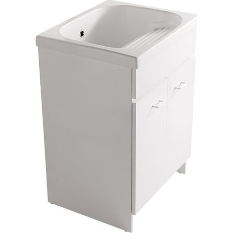 Mobile Venere a terra cm. 60x50 a due ante, con lavatoio con (1/2)