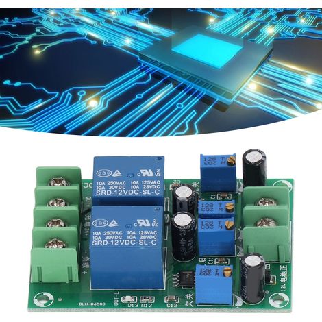 12V Batterieladesteuerungs- und Unterspannungsmanagementmodul mit Überspannungsschutz, automatischer Ladefunktion und Dauerladeschutz. (1/5)