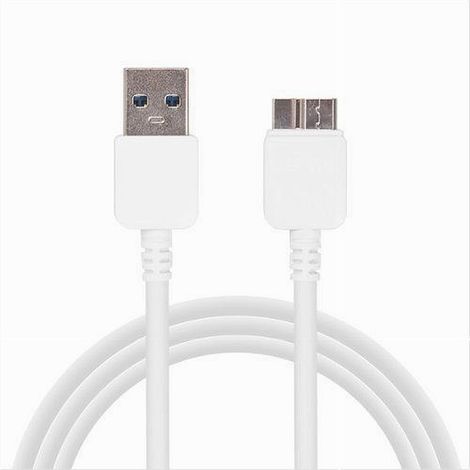 MaxTech - Cavo Trasferimento Dati Ricarica Usb Per Dispositivi Note Samsung Bianco F-s003 -