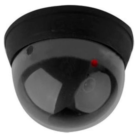 Lot de 2 fausses caméras de surveillance avec LED.