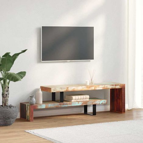 vidaXL Mueble para TV de madera maciza reciclada (1/5)